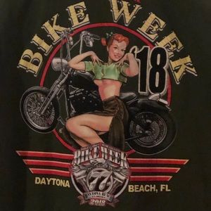 Daytona Bike Week XL T-Shirt Pin up Girl